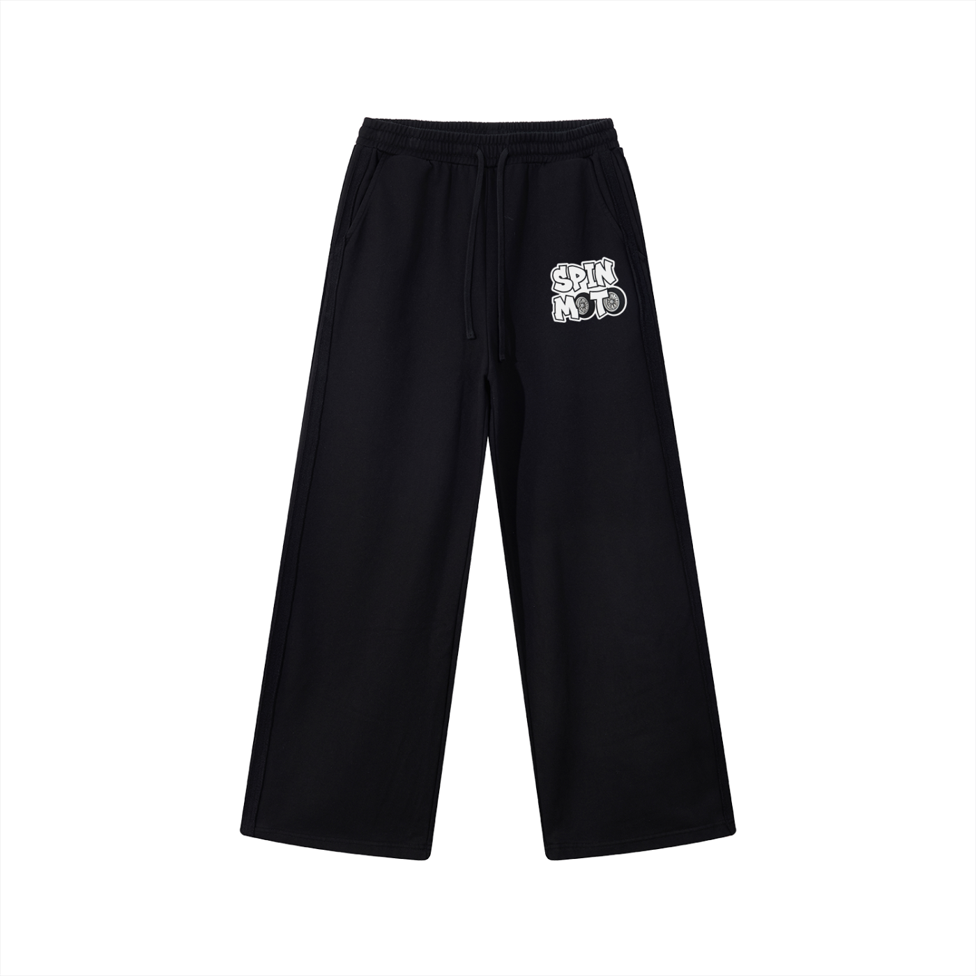 Spin Moto Baggy Sweatpants - Black