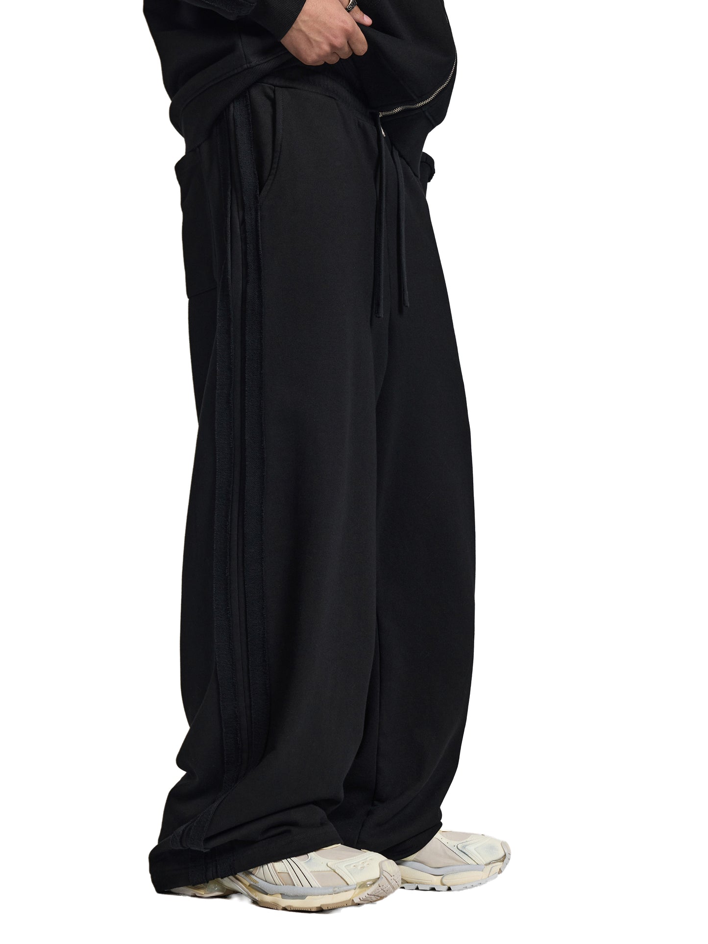 Spin Moto Baggy Sweatpants - Black