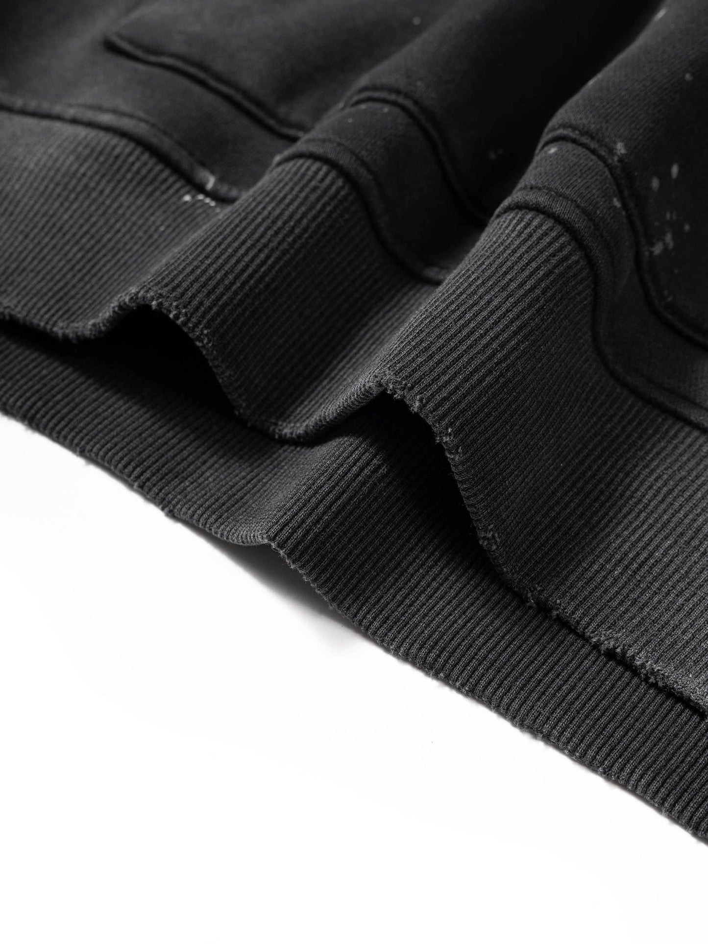 Spin Moto Baggy Hoodie - Black