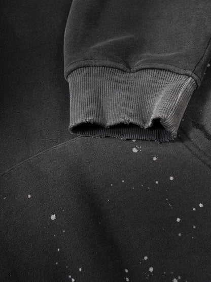 Spin Moto Baggy Hoodie - Black